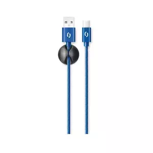USB Cable Aligator DATKP15 USB 2.0 1m USB A USB C Blue