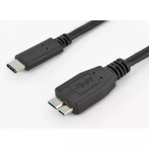 USB-C to USB 3.0 Micro-B cable PREMIUMCORD ku31cmb06bk 0.6 m, data transfer and charging