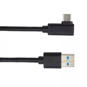 USB 3.0 A male to A cable PREMIUMCORD ku31cz1bk 1 m with 90° connector