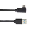 PREMIUMCORD ku31cz2bk USB kabelis 2 m 90° USB 3.0 A Photo 2