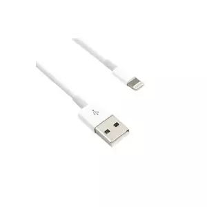 Кабель USB 2.0 c-tech CB-APL-10W, 1 м, белый, совместимость с портами Type A/Type B