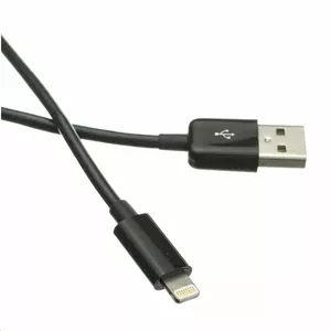 Кабель для зарядки и синхронизации c-tech CB-APL-20B — USB 2.0 на Lightning, 2 м, чёрный