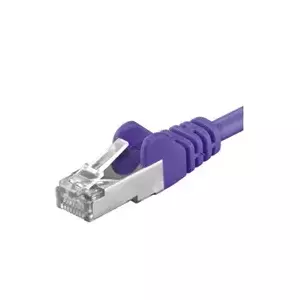 Патч-кабель PREMIUMCORD sp6asftp002V RJ45-RJ45 CAT6a 0.25m фиолетовый