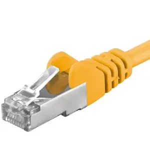 Networking Cable PremiumCord SP6ASFTP020Y RJ-45 Cat6a 2m Yellow