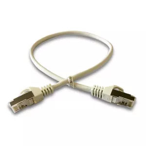 Patch cord DATACOM S/FTP CAT6A 0.5m gray