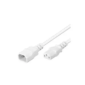 Сетевой кабель PREMIUMCORD kps3w C13—C14, 3 м, белый