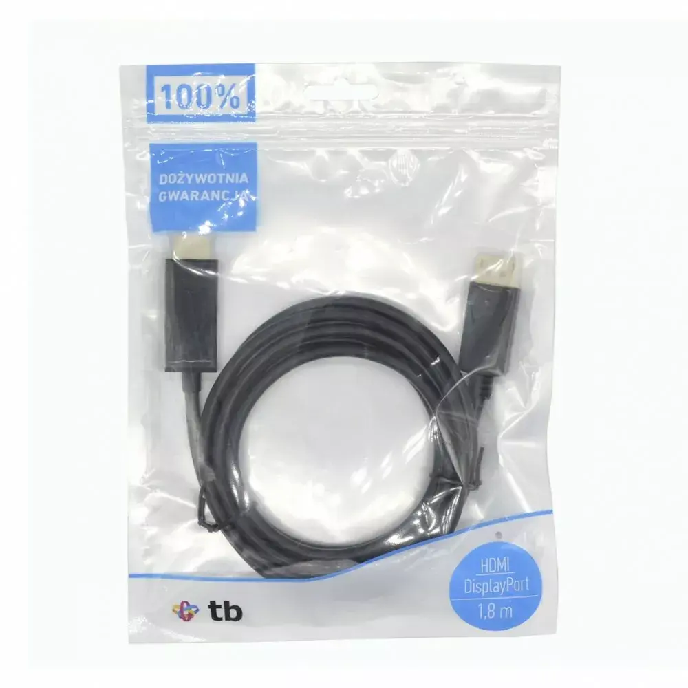 TB DisplayPort uz HDMI kabelis AKTBXVDMHMDP18B Photo 3