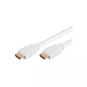 HDMI cable PREMIUMCORD kphdme015w — High Speed with Ethernet, 1.5 m, gold-plated connectors