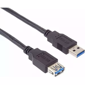 PremiumCord KU3PAA1BK USB kabelis 1 m USB 3.2 Gen 1 (3.1 Gen 1) USB A Melns