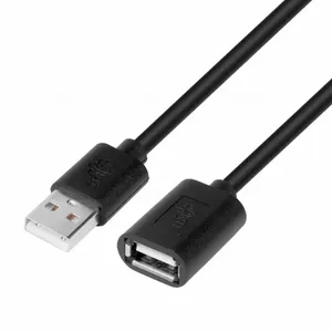 USB extension cable TB AM-AF 1.8 m, black — USB Type A male to female extension