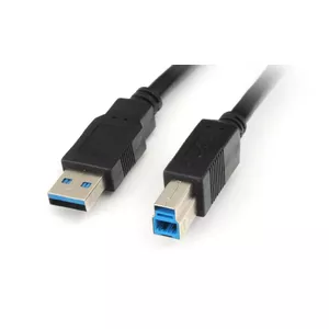 USB 3.0 cable PREMIUMCORD ku3ab1bk, Type A to Type B, 1 m, USB 3.0 data transfer