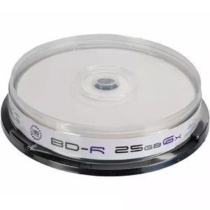OMEGA BD-R Printable 25GB uzrakstāmi Blu-ray diski 6x, spuldeles komplekts 10 gab.