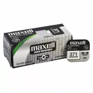 Poga-baterija Maxell BAT371.MX1 SR920SW 1,55 V sudraba oksīda