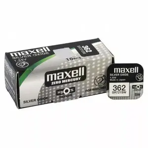 Button cell battery Maxell BAT362.MX1 SR721SW 1.55V Silver Oxide single cell