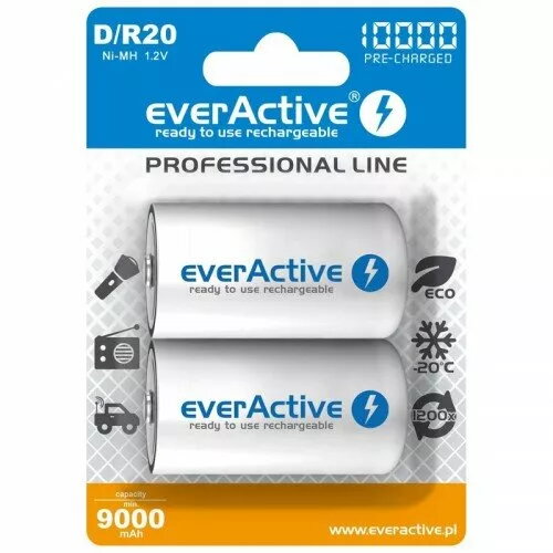 Uzlādējams Ni‑MH akumulators everActive AKD.eA