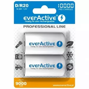 Rechargeable Ni‑MH Battery Pack everActive AKD.eA.PL2 1.2V 10000 mAh — pack of 2