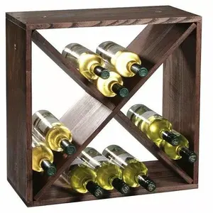 Floor wine rack KESPER 69241 — freestanding bottle storage for home
