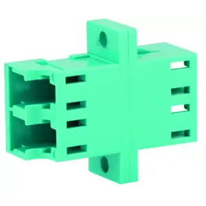 Fibre optic adapter LC/APC Telegärtner J08071A0021 Green