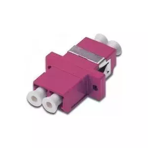 Network coupler Helos LC Duplex multimode fiber adapter, multi-mode, W-style, 249988