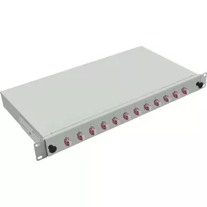 Fiber Optic Breakout Box helos LWL 252009 — Rack-mount 1U, 12× LC MM