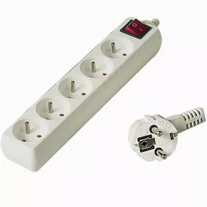 Удлинитель PremiumCord PP5K-03 3м 5 AC розеток Белый