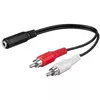 3,5 mm uz 2× RCA kabelis PREMIUMCORD kjackcinb02 Photo 2