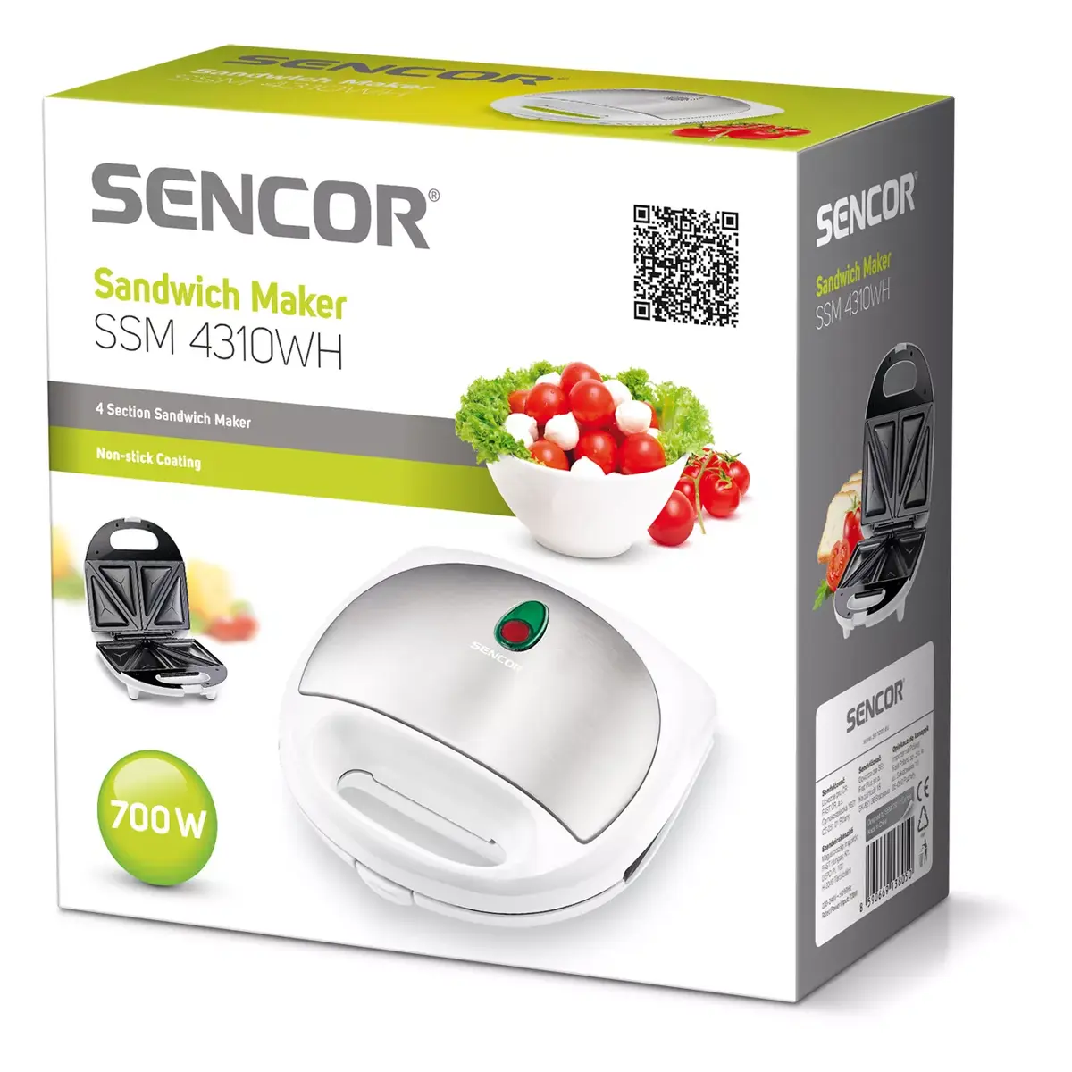 Sandviču krāsns SENCOR SSM 4310 WH Photo 2