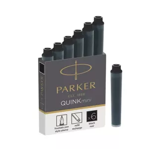 Чернильные картриджи Parker 1950407 Quink Mini Черные 6 шт