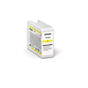 Картридж Epson UltraChrome Pro 10 T47A4 Yellow — оригинальный желтый картридж