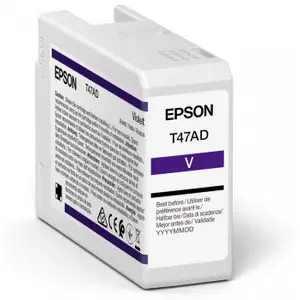 Картридж Epson UltraChrome Pro 10 T47AD Violet оригинальные пигментные чернила, фиолетовый