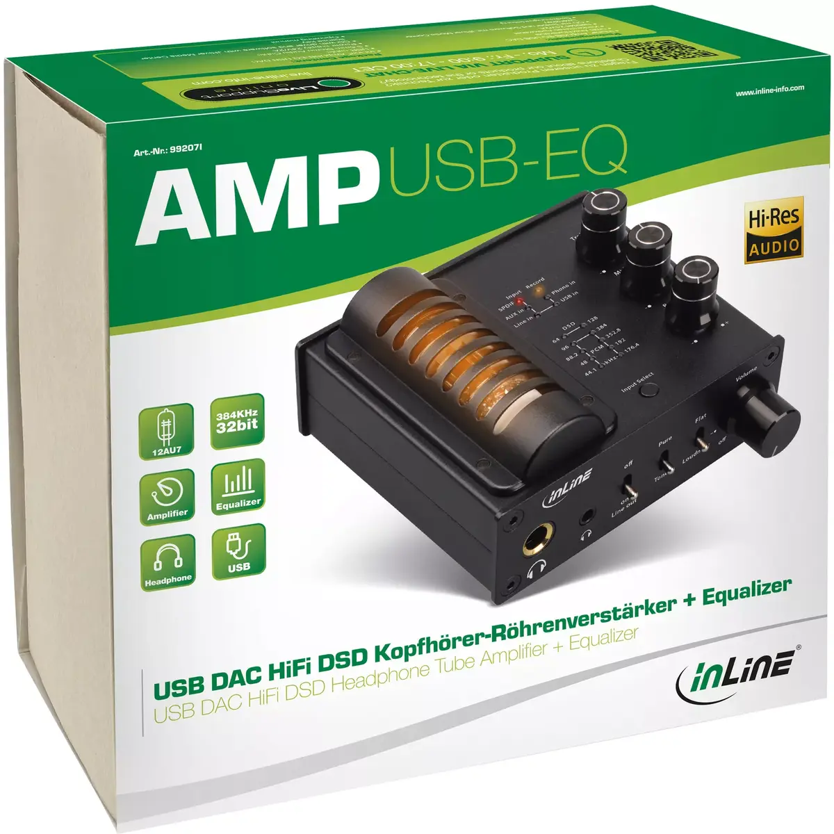 USB Audio DAC InLine AmpUSB-EQ Photo 5