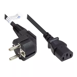 Power Cable Alcasa P0130-S050 Black 5 m CEE7/7 IEC C13