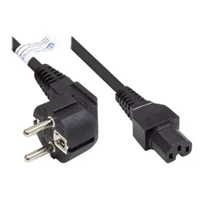 Силовой кабель Alcasa P0150-S018 черный 1.8 м