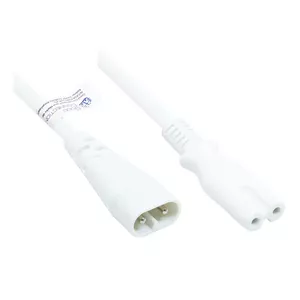Сетевой кабель Alcasa P0870-W020 белый 2м C8 C7