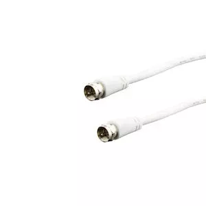 Coaxial cable e p FA 15 LOSE 1.5 m, F-to-F connectors, white