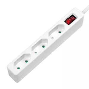 Удлинитель LogiLink LPS230 1.5м 3 AC розетки Внутренний Белый
