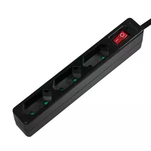 Удлинитель LogiLink LPS230B 1.5м 3 AC розетки Черный