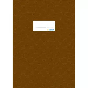 Exercise book cover HERMA PP A4 brown opaque