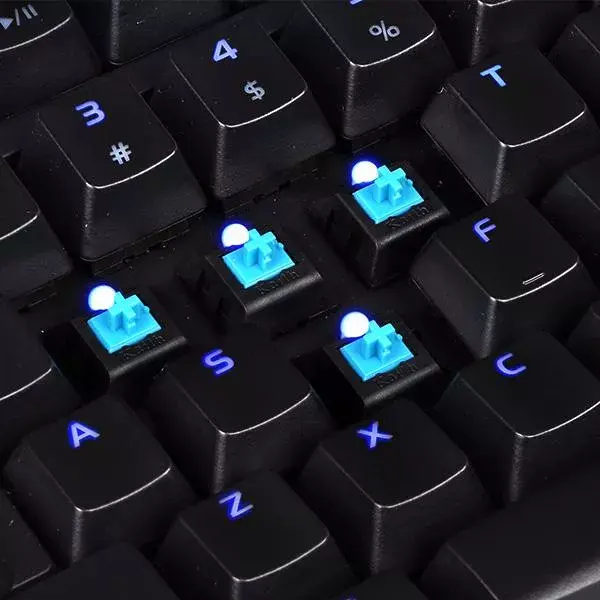 THERMALTAKE KB-PIZ-KLBLUS-01 Проводная игровая клавиатура Photo 4