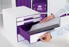 LEITZ WOW Cube file box Polystyrol Metallic Violet Photo 3
