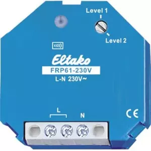 Wall-mounted wireless switch Eltako FRP61-230V Blue 230 V, 45 mm