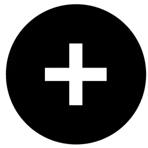 Eaton M22-XD-S-X4 Button Plate, Black and White