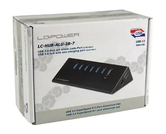 USB Hubs LC-Power LC-HUB-ALU-2B-7 Photo 3