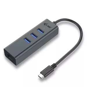 USB-C Хаб i-tec Metal 3 Порта Gigabit Ethernet Адаптер