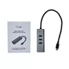 USB-C Хаб i-tec Metal 3 Порта Gigabit Ethernet Адаптер Photo 4