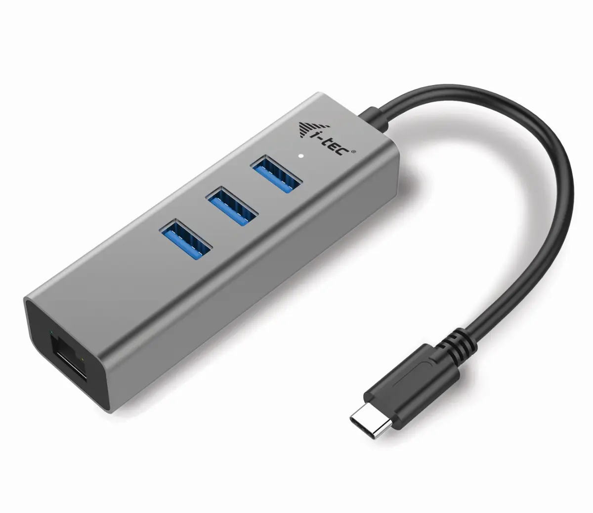 USB-C Хаб i-tec Metal 3 Порта Gigabit Ethernet Адаптер Photo 10