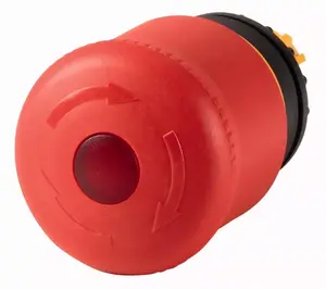 Поворотный переключатель Eaton M22-PVLT, черный и красный