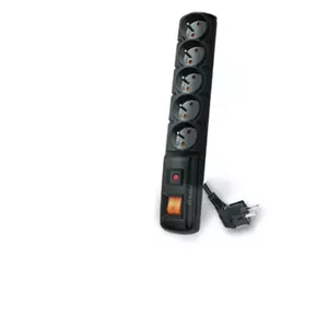 ACAR F5 power extension 1.5 m 5 AC outlet(s) Indoor Black