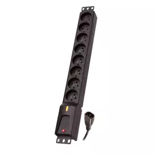 Сетевой фильтр lestar LZRM 810 BW с разъёмом IEC 320, кабель 5.0 м