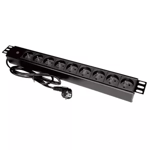 Удлинитель Alantec PZ09 1.8м 9 розеток черный